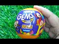 Satisfying Video unboxing GIANT Rainbow colours lollipop with sweet chocolate and candy sound ASMR