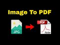 How to convert image to pdf file  convert photo to pdf  full guide