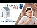 Sketchup FREE 2022 (kostenlos) Folge 1: Grundlagen - Erste Schritte in 3D | Rob Renoviert