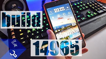 Windows 10 Mobile - Creators Update build 14965 + Weather update