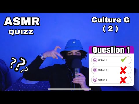 ASMR Quizz (Partie 2) ✨Culture G & Chuchotements intenses ✨