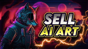 Create And Sell AI Art: Make Money With AI Art! #midjourney #redbubble #etsy