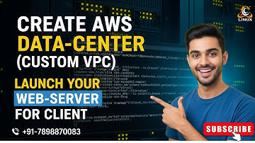 How to create custom vpc in aws cloud and launch web server in public subnet #devops #linux #aws