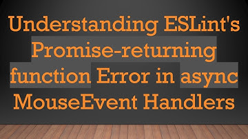 Understanding ESLint