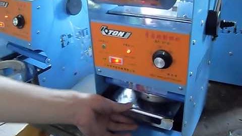 máy ép miệng ly trà sữa, máy dán miệng ly nước mía, máy dập nắp cốc thủ công, máy ép ly gạt tay