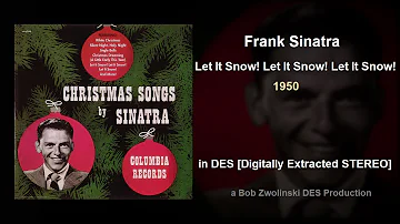 Frank Sinatra – Let It Snow! Let It Snow! Let It Snow! – 1950 [DES STEREO]