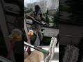 Мойка витражей. Промышленный альпинмзм. Window cleaning. Russian Ropeaccess.