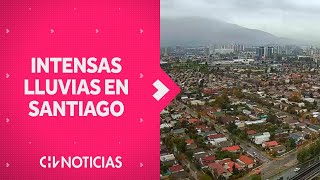 INTENSA LLUVIA en Santiago: Reportan más de 40 mil casas sin luz en Maipú - CHV Noticias