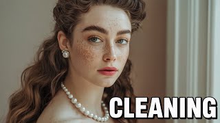 4k transparent clothes | house wife clean home floor screenshot 3