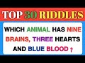 30 Mind-Blowing Riddles with Answers l Impossible Riddles You’ve Never Heard Before l English Quiz