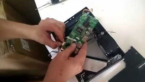 UC46 replace mother board video step 2 in three