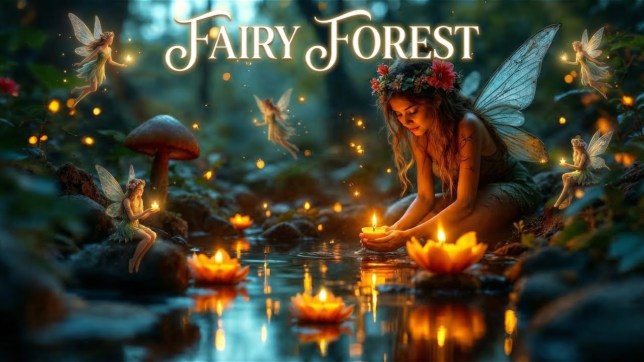 AI Cozy Music Video | Fairy Forest - 4K