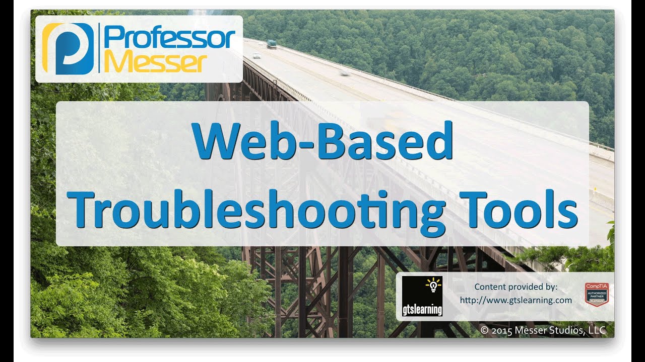 Web-based Troubleshooting Tools - CompTIA Network+ N10-006 - 4.2