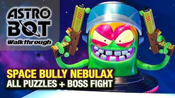 Play Squadron Go All Puzzle Pieces + Space Bully Nebulax Boss Fight (Astro Bot Guide)