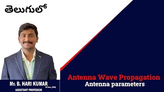 Antenna parameters : Antenna bandwidth ,front-to-back ratio(FBR) & polarization #intelugu