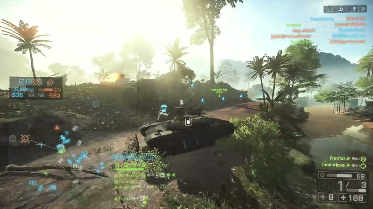 Stealing the enemy tank and going on an insane streak with it | Battlefield 4 (2025)