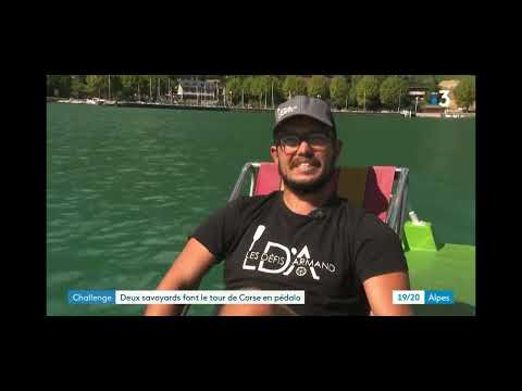 Image du reportage Reportage France 3 - Tour de Corse en Pédalo 🚣‍♀️ (YouTube)