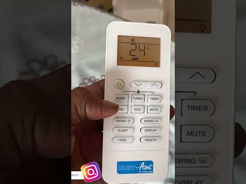 طريقة ضبط المكيف الهوائي على وضع التبريد 