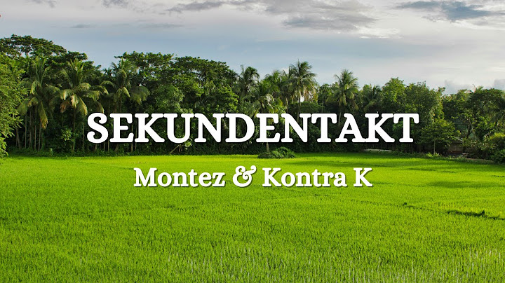 Montez & Kontra K - sekundentakt (Lyrics)