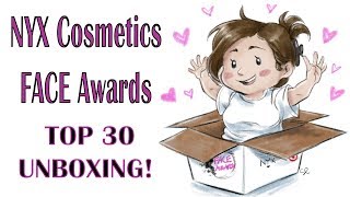 Come chill with me as I open NYX Cosmetics Face Awards Top 30 box