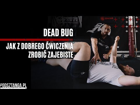Dead bug - najbardziej niedocenione ćwiczenie na brzuch? Kozackie progresje! | Podsztanga.pl