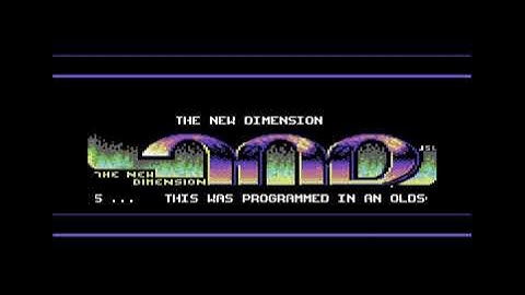 The New Dimension - Rastertro | C64 Intro