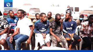FULL VIDEO: Police Parade Five Bandit Collaborators, 21 Other Suspects