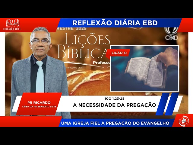 REFLEXÃO DIÁRIA EBD 14-07-2025