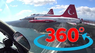 Türk Yıldızları ve THY İstanbul Uçuşu - 360 Derece Videosu screenshot 3