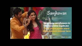 |Mein tenu samjhawan Ki | Arijit Singh | Shreya Ghoshal | Alia, Varun Humpty Sharma Ki Dulhania