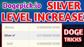 Dogepick.io Bronze To Silver Level Increase Strategie Dogepick Wager Strategydogecoin Earningdoge