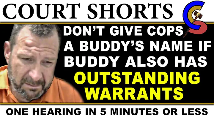 He Gave Cops A Fake Name. Turns Out Fake Name Had Warrants. Womp Womp