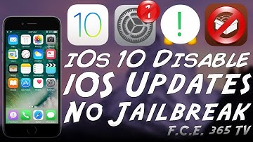 iOS 10 / 11- How to Disable iOS Automatic Updates (No Jailbreak)