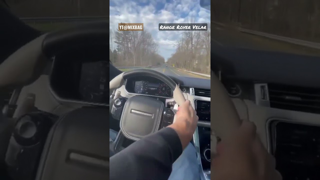 0 to 100 Kmph performance SVR Range Rover Velar, Acceleration.