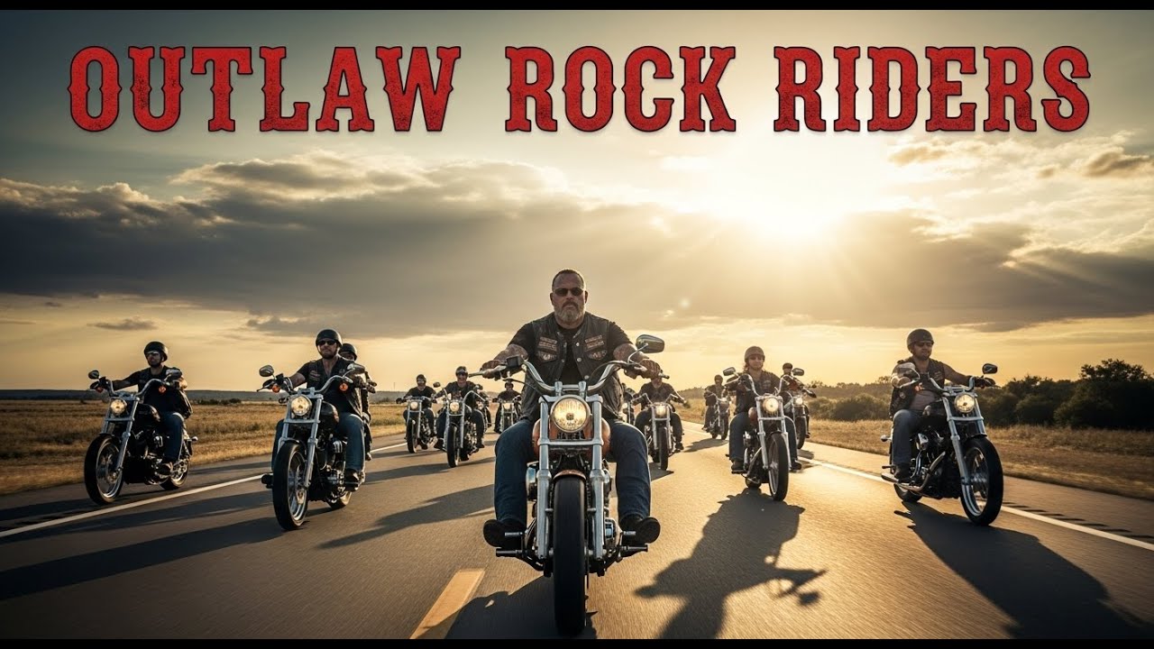 Rock Riders Harley-Davidson Convoy | Outlaw Rock Riders on Southern Highways - YouTube