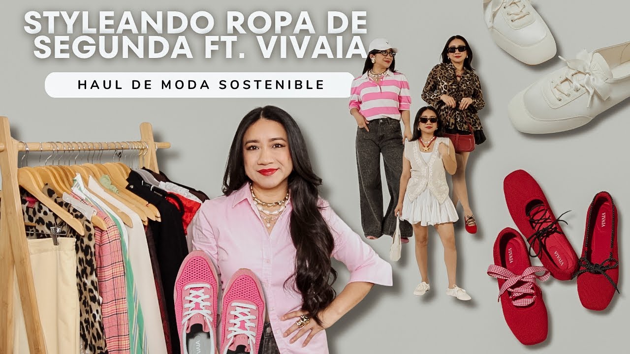 HAUL ✨ STYLEANDO TESOROS DE LA SEGUNDA, THRIFTED VINTAGE 💝 FT. VIVAIA ♻️  MODA SOSTENIBLE 