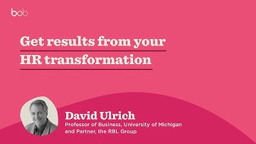 How to get results from your HR transformation
