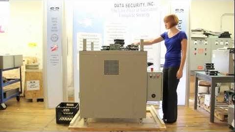 DF-4 Hard Drive Destruction Device out performs any Hard Drive Shredder