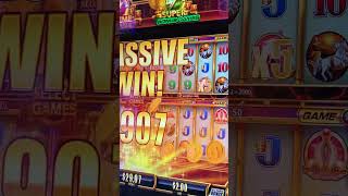 Pompeii Gold for the win! #casino #slot #slotmachine #getmoney #letsplay #casinogame #