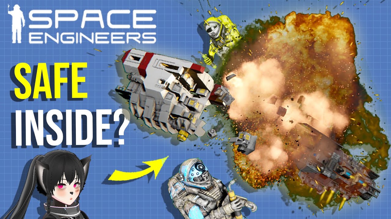 Can Ship Crew Survive Hydrogen Tank Explosion? Space Engineers - YouTube