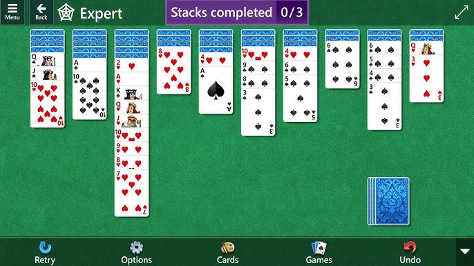 Microsoft Solitaire Collection - Community Solitaire Challenge: Play  Freecell game 7923114. To play, go to a Freecell game board. Click  'options' at the bottom and type in 7923114 in the 'enter game #