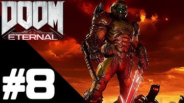 DOOM ETERNAL Walkthrough Gameplay Part 8 - Sentinel Prime Mission - PS4 No Commentary