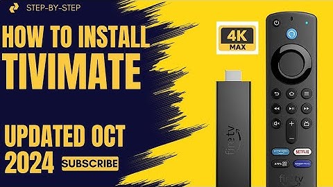 How To Install TiviMate On Your Firestick & Android |  UPDATED OCT 2024 VERSION