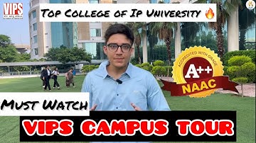 VIPS Campus Tour 2025 | Inside Vivekananda Institute of Professional Studies, Delhi | Latest Vlog
