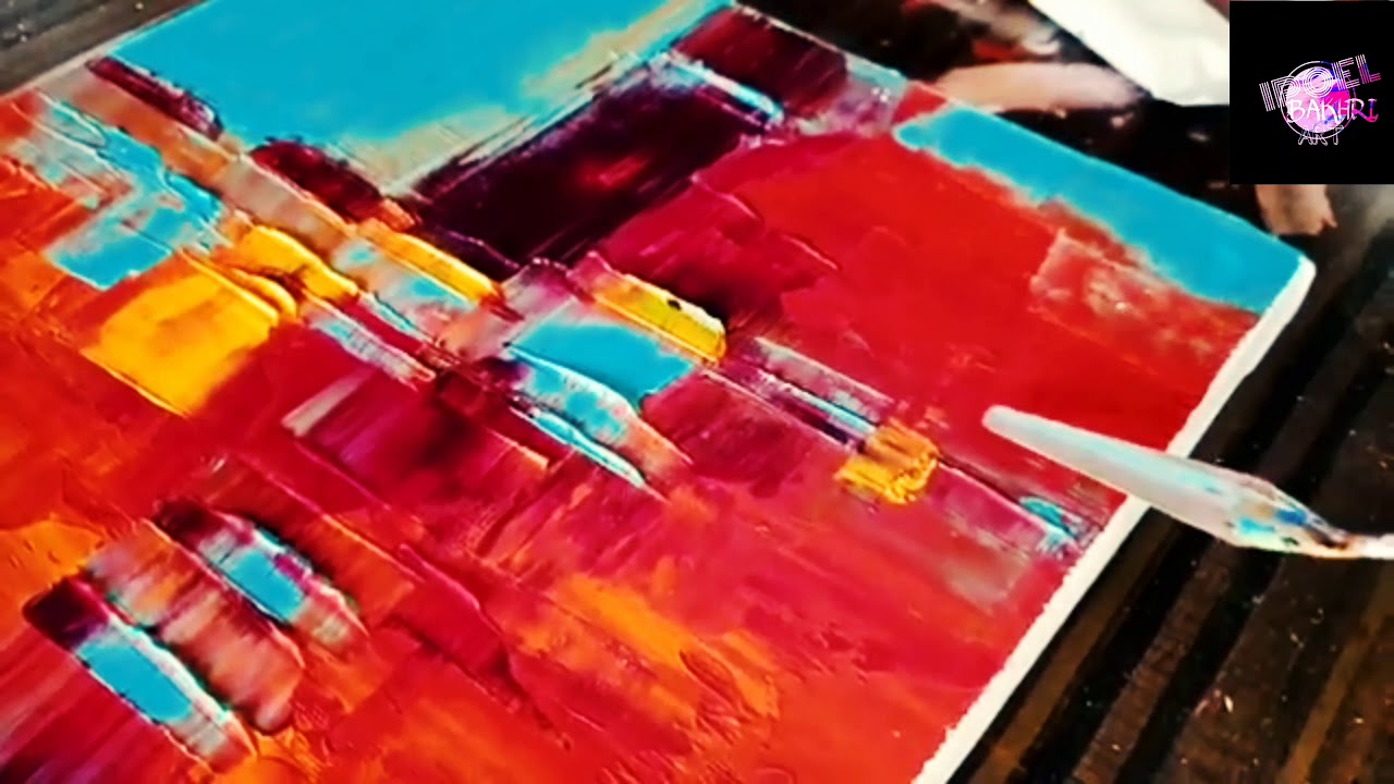 Seniman Jalanan Melukis Abstrak Ipoel Bakhri Youtube