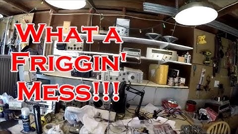 Saturday on the Rancho!...The Great Workshop Clean Up!