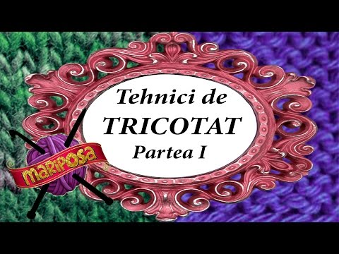 Video: Ce Tehnici De Tricotat Există
