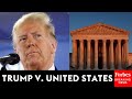Breaking news the supreme court hears oral arguments in trump immunity claim in 2020 election case