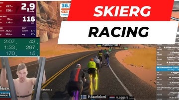 CONCEPT 2 SKIERG RACING IN ZWIFT #zwift #skierg