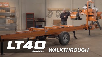 LT40 Hydraulic Portable Sawmill Walkthrough | Wood-Mizer